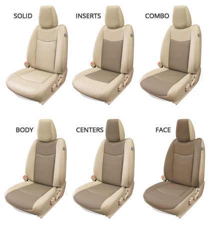Leather Interiors Classic Soft Trim - Ostrich Skin Seat Covers